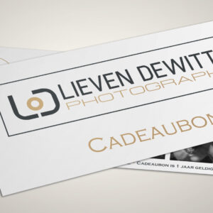 Cadeaubon - Luxe enveloppe of fotokadertje